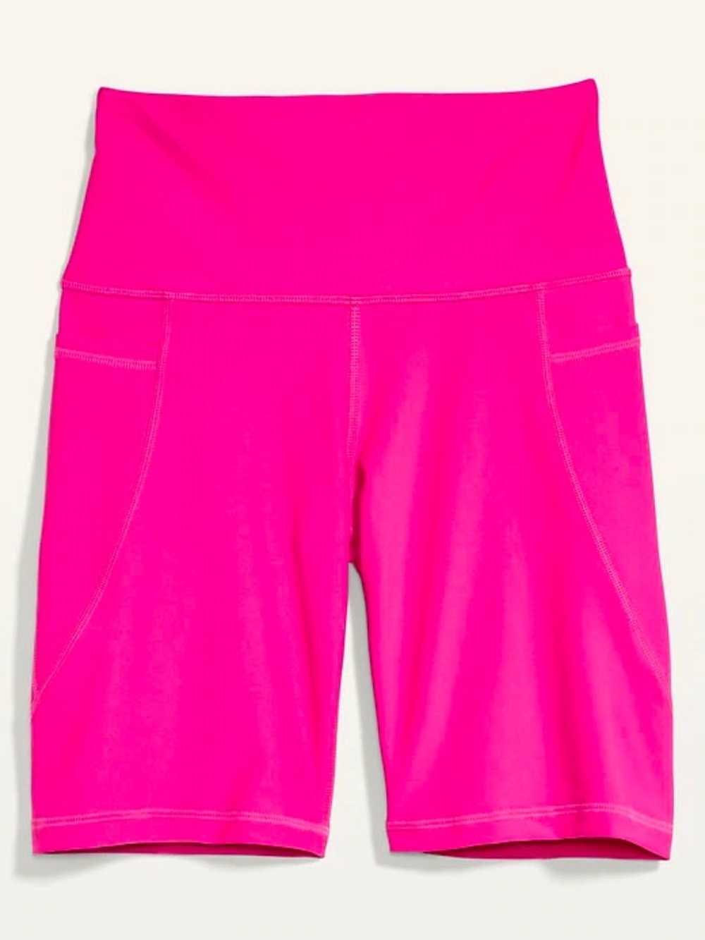 Old Navy High-Waisted PowerSoft Biker Shorts -- 8-inch inseam